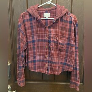 American Eagle Shirt with Hoodie